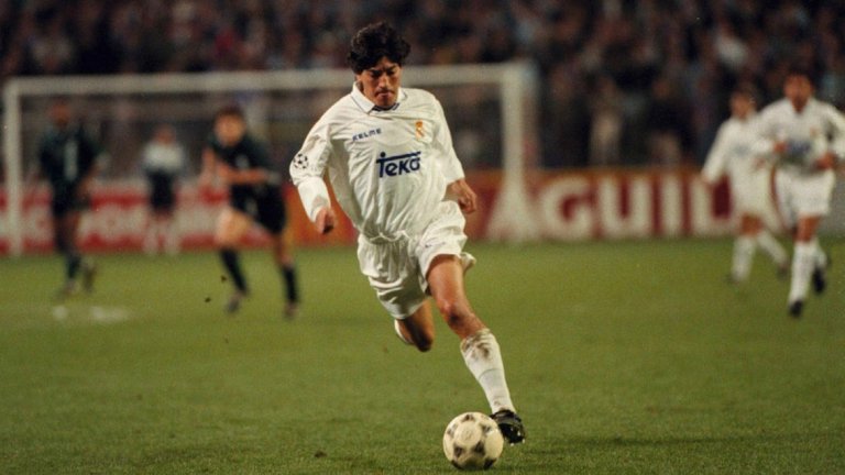 Иван Саморано преминава в Реал през 1992-ра и остава при "кралете" до 1996-а.