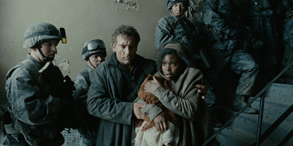"Children of Men" 
В този филм природата отнема най-ценното от човешкия род - репродуктивната способност. Какво по-страшно от това да гледаш как целият ти биологичен вид загива много, много бавно. Алфонсо Куарон заснема филма забележително добре! 