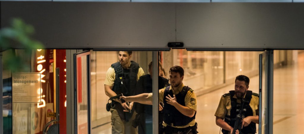 Терорът в Мюнхен: 10 убити, сред тях и атентаторът