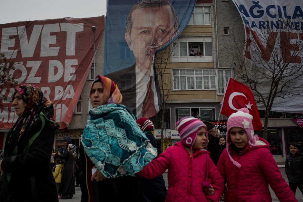 ердоган, протест