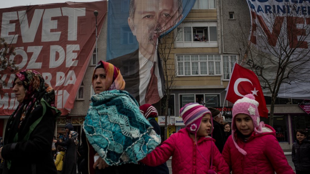 ердоган, протест