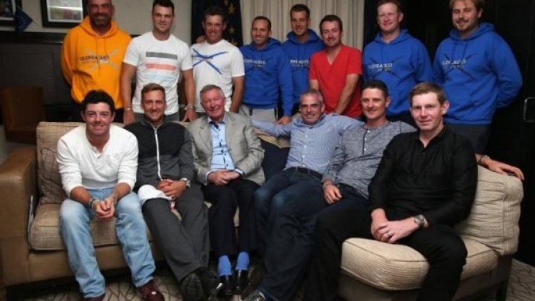 Фърги е неофициелан капитан на отбора за Райдър къп. Твърди се, че речта му пред тима през 2014-а била изключителна, а най-впечатлен останал Рори Макилрой - голям фен на Юнайтед.