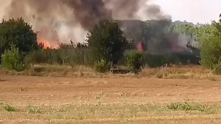Частично бедствено положение в четири хасковски общини заради пожари