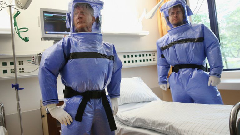 Европа в готовност за случаи на ебола (галерия)