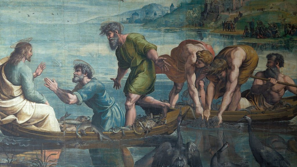Raphael_-_The_Miraculous_Draft_of_Fishes_-_Google_Art_Project