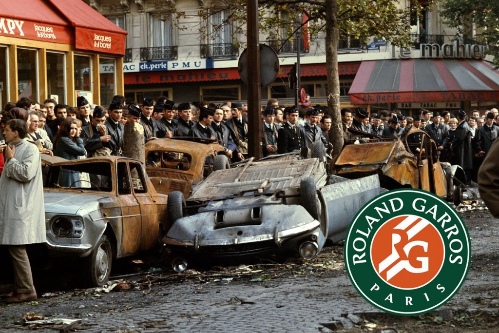 Червения май на 1968-а: Париж гореше, а спасението на хората беше Ролан Гарос