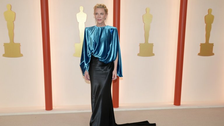 Кейт Бланшет предпочете сатенена рокля на Louis Vuitton
