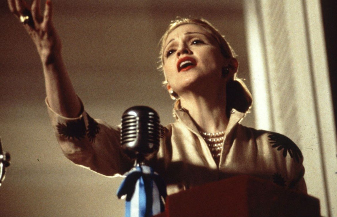 Мадона
Значими филмови участия: "Evita" (1996 г.), "Dick Tracy" (1990 г.), "Desperately Seeking Susan" / "Отчаяно се търси Сюзън" (1985 г.), както и над 20 други филми, повечето от които по-добре да бъдат забравени.