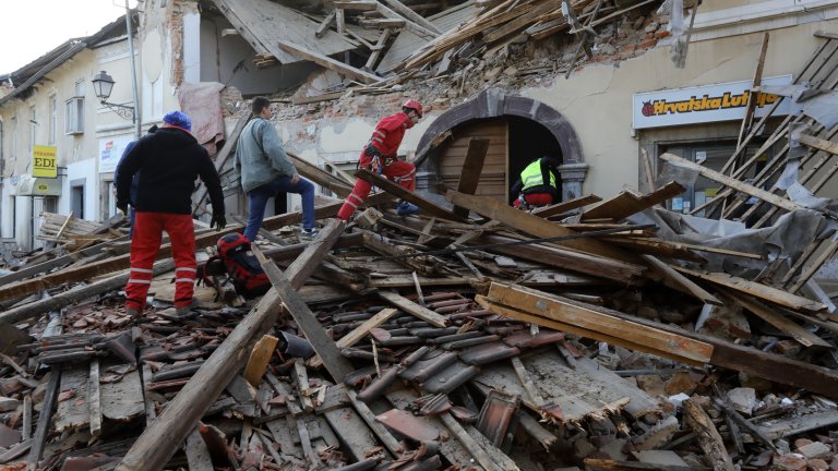 Най-малко седем са загиналите при земетресението в Хърватия
