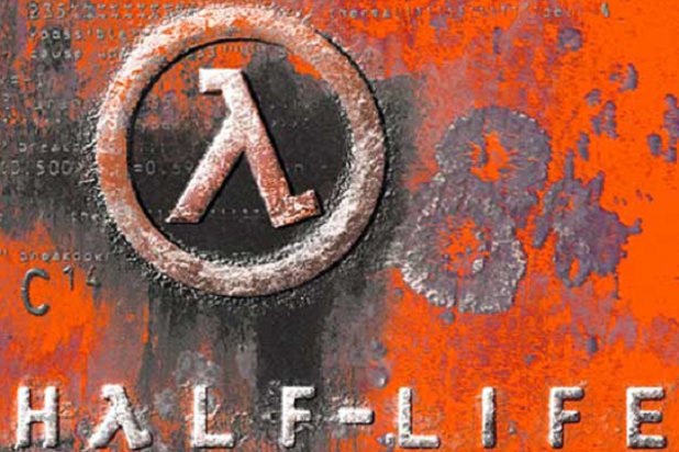 Half-Life (PC)

Класическият шутър Half-Life от 1998 г. бавно и методично изгражда комплексна вселена, в която историята взима превес над екшъна. Обложката на играта блестящо улавя визуалната естетика и сюжетна зрялост, както и техническото изпълнение на играта. Тя представлява най-обикновена метална повърхност, повредена от излагането на опасни вещества. Така се акцентира върху усещането за изолация и попадане в капан, което е съвсем логично, предвид че голямата част от играта се развива в подземна база, откъсната от външния свят.
