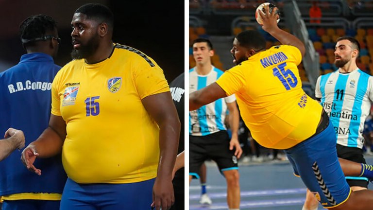 130-килограмовият гигант, който вкарва с всеки удар и завладя света на хандбала