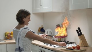 готвене, домакиня