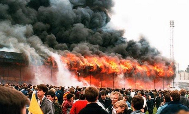 Преди 30 години огънят на стадиона в Брадфорд отнема живота на 56 души и ранява повече от 265