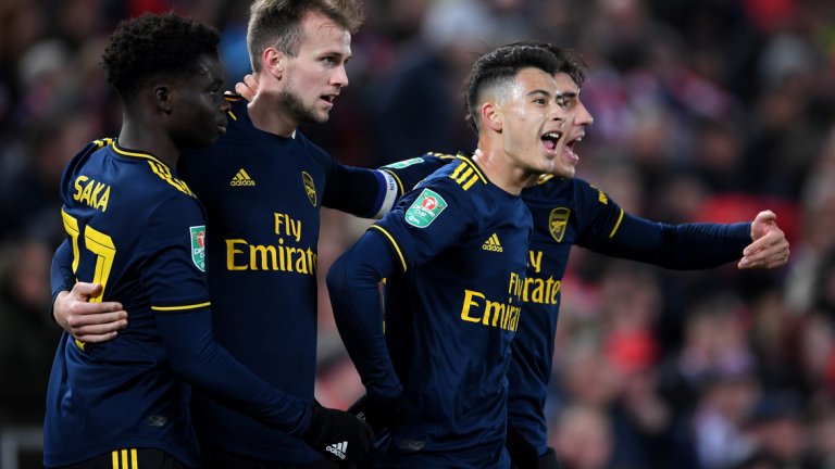 Габриел Мартинели отново показа реализаторските си способности и наниза два гола още преди почивката. Те обаче не стигнаха на Арсенал