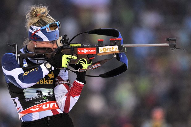 Мари Дорен-Абер – през 2014 г., спечели първата си победа – в спринта на Световното първенство в Контиолахти.