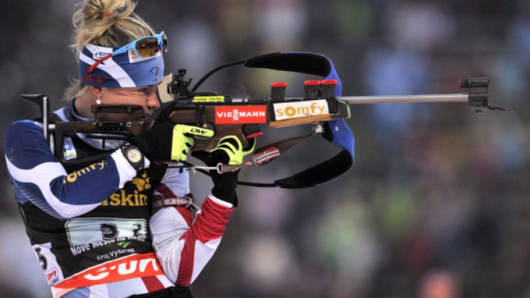 Мари Дорен-Абер – през 2014 г., спечели първата си победа – в спринта на Световното първенство в Контиолахти.