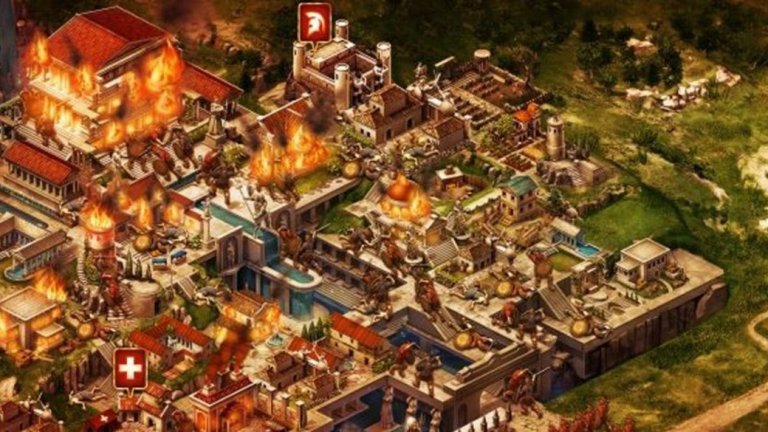 6. Game of War: Fire Age
Стратегическите игри дълго време се считаха за нишови заглавия, ограничени само до компютрите, но с появата на мобилните платформи преживяха истински ренесанс. Едно от първите заглавия, които съчетаха стратегическия геймплей със социалната интеграция бе Game of War, чиято звезда изгря през 2013 г. и продължава да бъде силна и до днес. Game of War е критикувана доста за агресивния начин, по който буквално натиква микротранзакциите пред играчите - на моменти екранът е залят от бутони и промоции, предлагащи всякакви покупки от 5 до 100 долара. Мнозина я определят като най-агресивната безплатна игра изобщо, но за добро или зло, това не пречи на някои да бъркат често и дълбоко в джобовете си, за да финансират своите виртуални мечти за доминация.