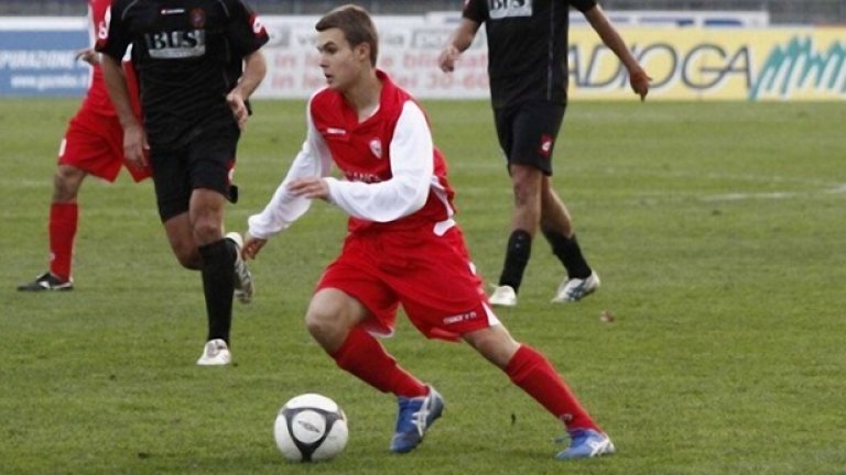 С екипа на предишния си клуб Римини