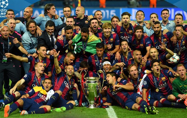 Отборът на годината е Барселона, няма съмнение - шампион на Европа за четвърти път в последните 9 сезона.