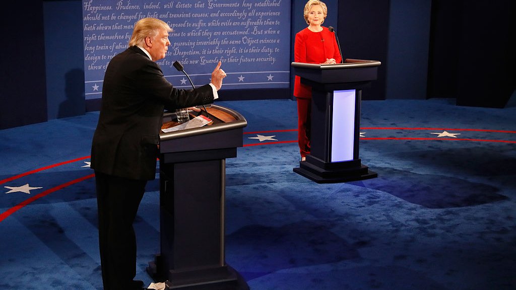 Hillary Clinton And Donald Trump Face Off In First Presidential Debate At Hofstra University