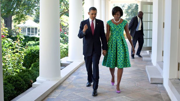 Защо хората гледат краката на Мишел Обама