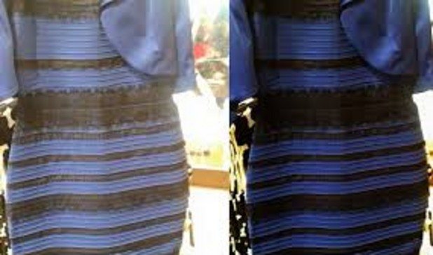 Синьо и черно или златно и бяло?