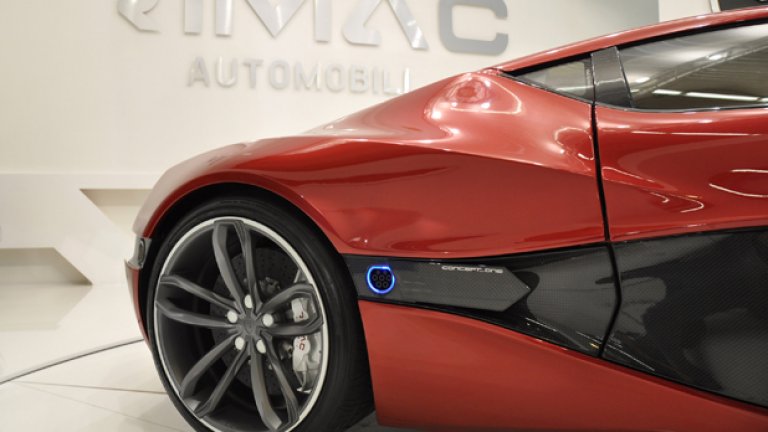 Rimac Automobili на изложението във Франкфурт през 2011