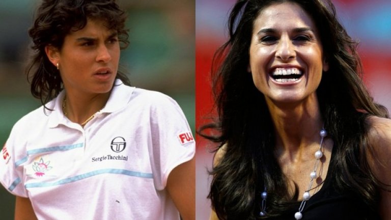 Габриела Сабатини, 44, може да се похвали с по една титла от Шлема на сингъл и на двойки, както и със сребро от Олимпиада.