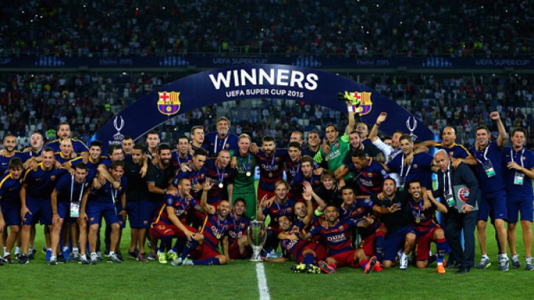 Успехът бе затвърден и с втори европейски трофей - Суперкупата. Спечелена в луд финал срещу друг мощен представител на испанската армада - Севиля.