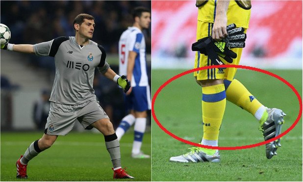 Икер Касияс – играе с обърнати чорапи
Вратарите се славят като най-суеверните във футбола. И в Реал, и в националния отбор на Испания, и сега в Порто Касияс носи чорапите си наобратно. Но това не е всичко. Бившият страж на „кралете“ докосва гредата при всеки гол в мача.