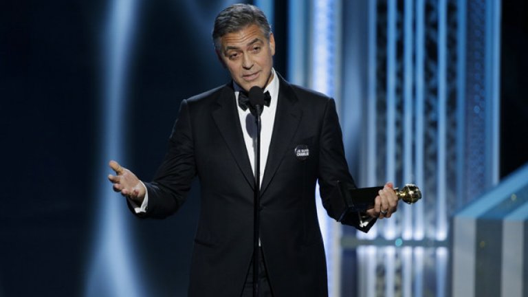 Джордж Клуни блесна на сцената с речта си в подкрепа на Франция и Charlie Hebdo
