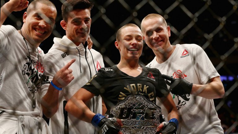 Намаюнас нанесе първо поражение в кариерата на полякинята на UFC 214 през ноември след шокиращ нокаут още в първия рунд. Сега Йоана е готова да си върне колана в категория „сламка“, но Роуз показа, че е най-страшният опонент, срещу когото се е изправяла.