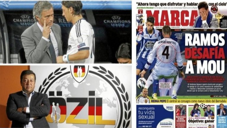 "Ти си един ревльо": Йозил разказва за скандала с Моуриньо, за мечтата да играе в Барса и за жеста на Серхио Рамос