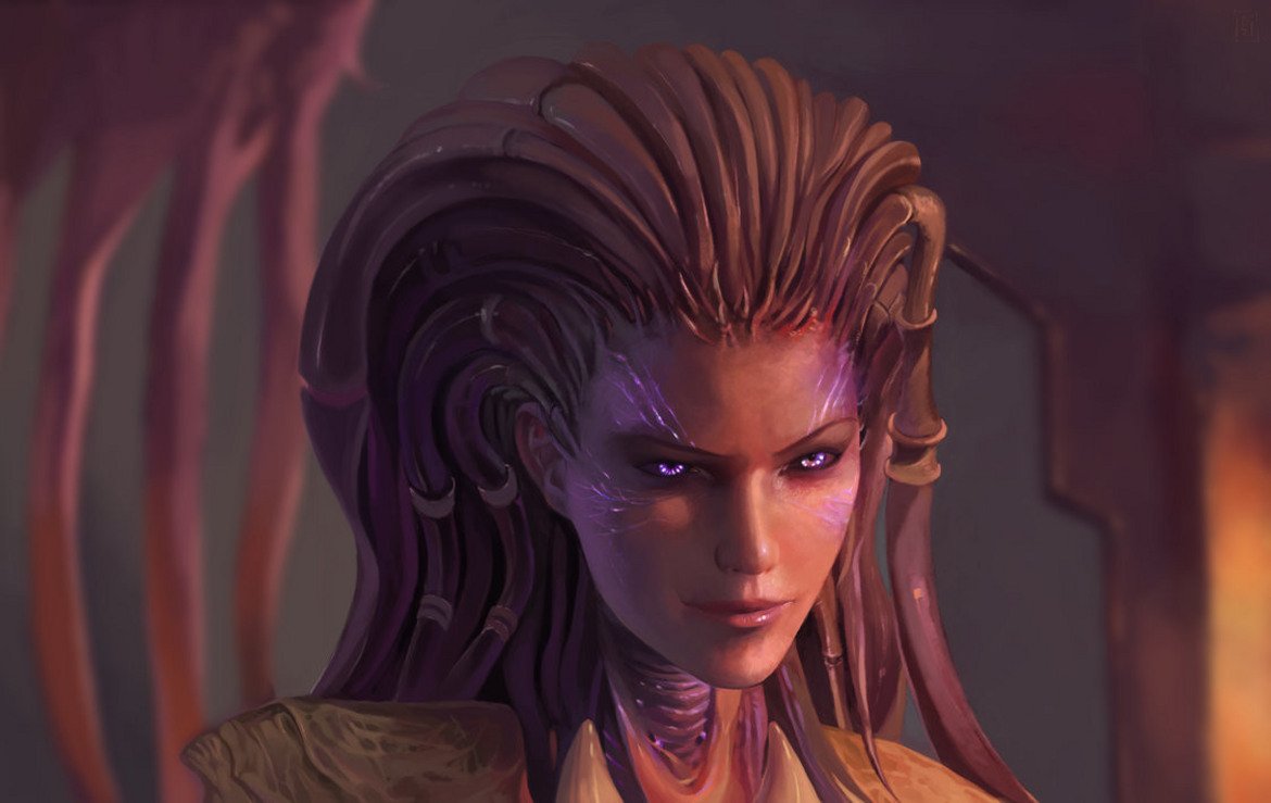 Сара Кериган (поредицата StarCraft)

Сара Кериган, наричана още Queen of Blades, е един от основните персонажи в стратегическата поредица StarCraft, създаден от дизайнерите Крис Метцен и Джеймс Пини. През годините Кериган става толкова известен персонаж, че трудно ще откриете класация на най-известните героини в гейминга без нейното присъствие. Историята на Кериган е използвана и за няколко романа, свързани с играта. От една страна е изстрадалата, но добронамерена Сара Кериган в човешката си форма. Тя е красива, загадъчна и оправна, желан съюзник в битка, както и морално извисена личност, въпреки всички нещастия, които е преживяла. След това се появява другата й страна – Кралицата на остриетата, която е властна, егоцентрична и маниакална с невероятни свръхсили и злоба, достатъчно голяма, че да покрие цялата вселена. За сексапила й допринасят и гласовите умения на озвучаващата я в StarCraft и Brood War Глинис Толкен Кембъл. Същата е заменена за втората игра от небезизвестната канадска актриса Триша Хелфър, позната ни от сериала Battlestar Galactica.