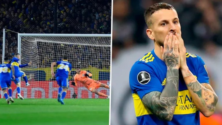 Звезда на Бока качи топката на луната от дузпа (видео)