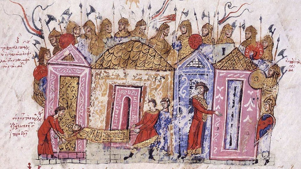 1280px-The_body_of_Leo_V_is_dragged_to_the_Hippodrome_through_the_Skyla_Gate