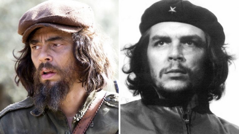 Бенисио Дел Торо като Ернесто Че Гевара в "Че" от 2008 г.