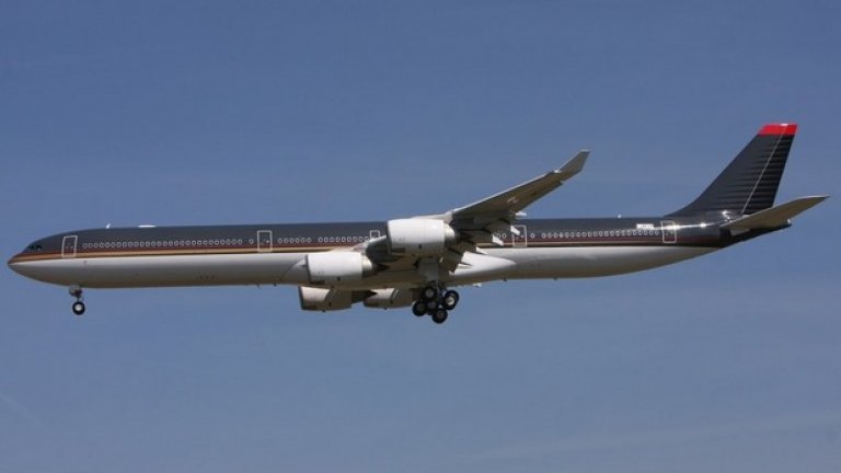 Airbus A340-600, Йордания
С дължина 76 метра, това бижу струва 275 млн. долара. Макар и безмерно лукозен, 
Airbus A340-600 разполага и с икономична класа. Използва по-малко гориво от други самолети и е снабден с най-модерната авиационна технология. Въпреки че не е най-скъпият самолет в тази галерия, той определено е сред най-сигурните.