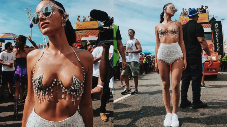 Бруна Маркезин на карнавала в Рио