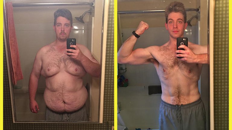 1. Бен Уолън, 30 години, отслабва 74 килограма за 9 месеца. Тайната му е, че е използвал специално приложение на телефона си, което му е помагало да изчислява калориите във всяка храна. MyPlate Calorie Tracker е безплатно, но има и много други, създадени на същия принцип. Благодарение на него мотивацията му за здравословно хранене никога не намалявала: „Една нощ се събудих и имах чувството, че съм способен да убия човек за макарони със сирене. Когато обаче изчислих, че ще погълна 500 калории, веднага се отказах.“