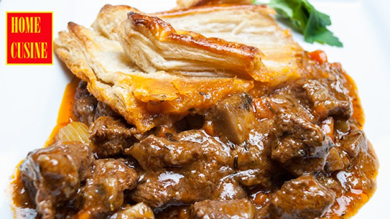 Пай с телешко и гъби