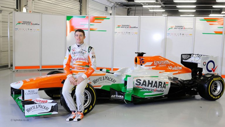 Във Force India засега имат нов болид и един пилот - Пол ди Реста