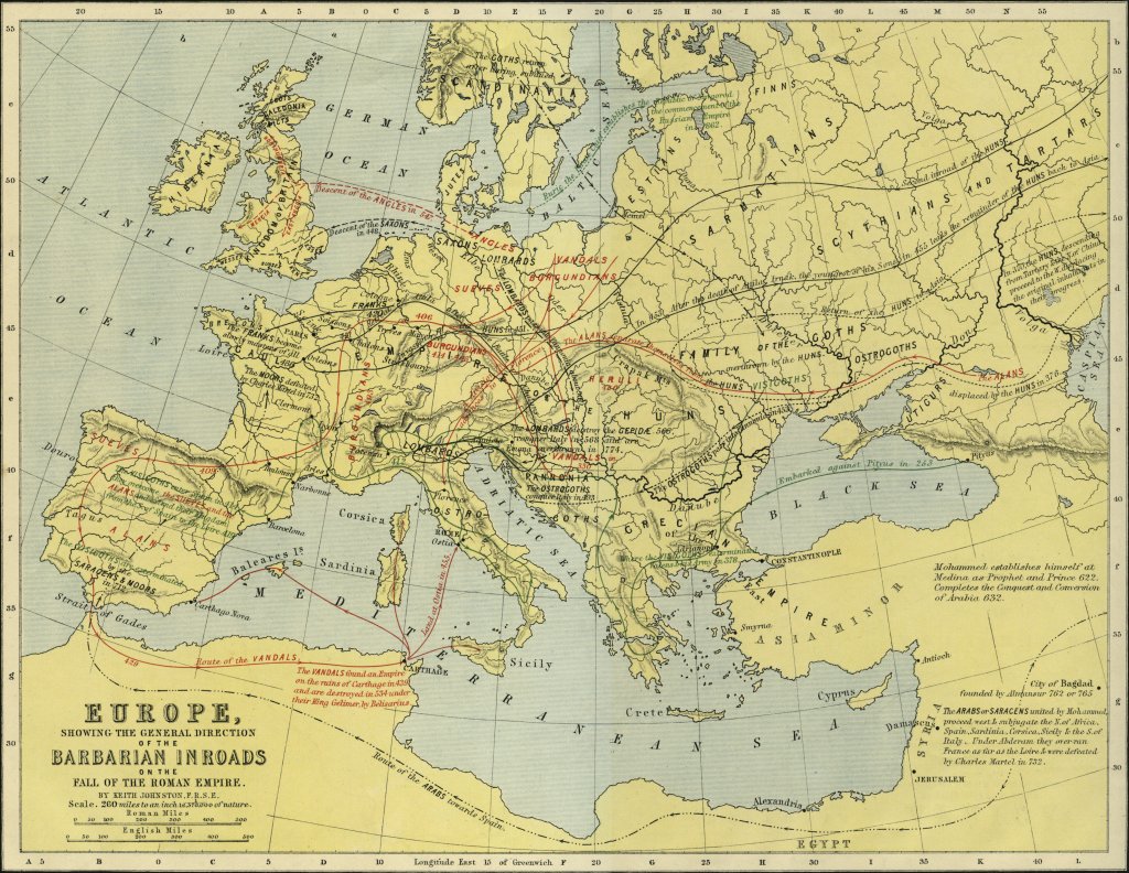 Как варварските кралства оформят новата политическа карта на Европа след разпадането на античния свят