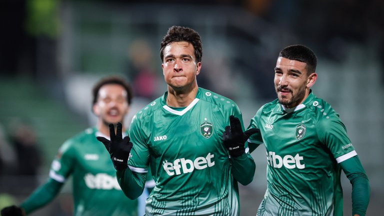 Лудогорец потрепери в края, но заслужено надви Селта в Разград