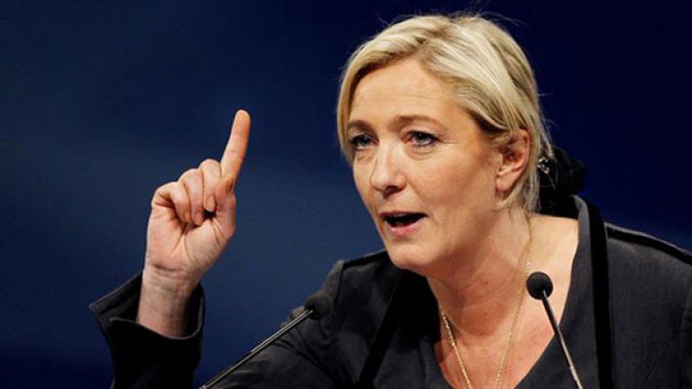 Френските националисти под ръководството на Марин льо Пен бележат възход