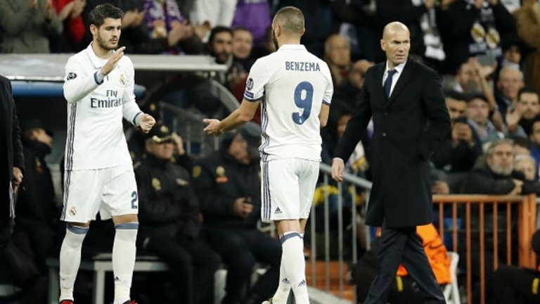 №2: Реал трябва да се раздели с един от двамата си централни нападатели – Карим Бензема или Алваро Мората