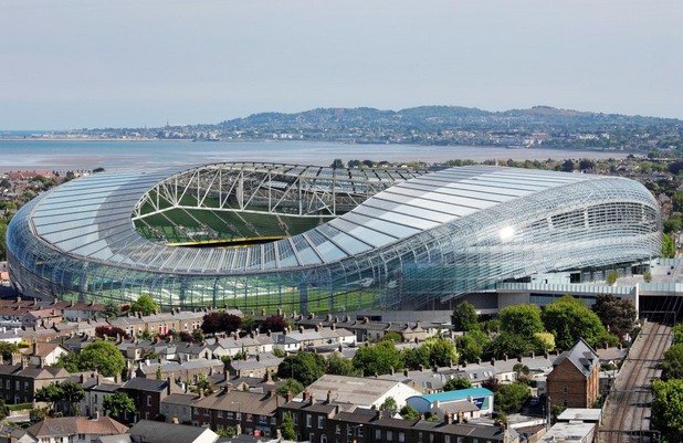 „Авива Стейдиъм“ е стадион в Дъблин, на който ще има 3 срещи от груповата фаза и един от 1/16 – финалите.