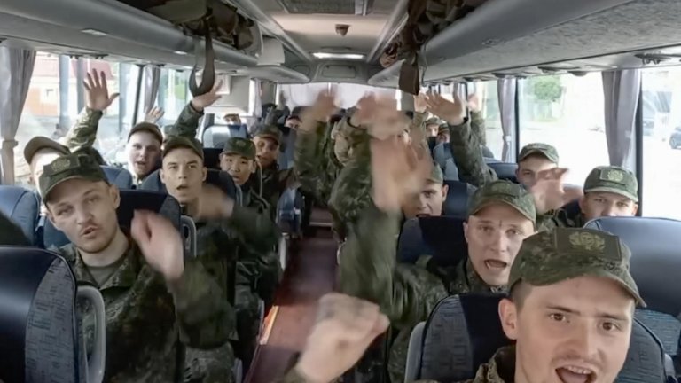 Част от разменените руски военни