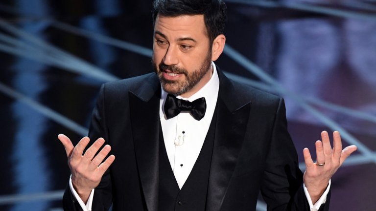 Джими Кимъл се шегуваше с президента Тръмп през цялата церемония, а в речите на наградените се засягаше пряко или косвено политическата ситуация в Щатите