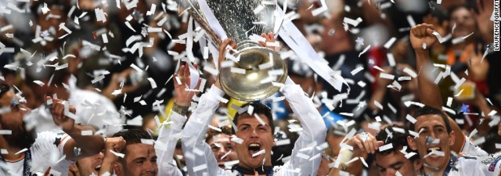 Ronaldo-Real Madrid-Champions-League-trophy